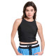 Bodytalk Γυναικεία αμάνικη μπλούζα Crop Top